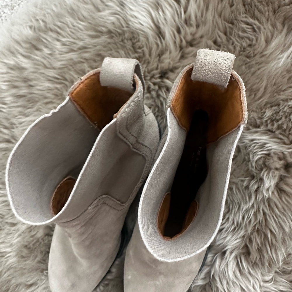 Rag & Bone Bristol suede ankle boots with block heel - Picture 3 of 4